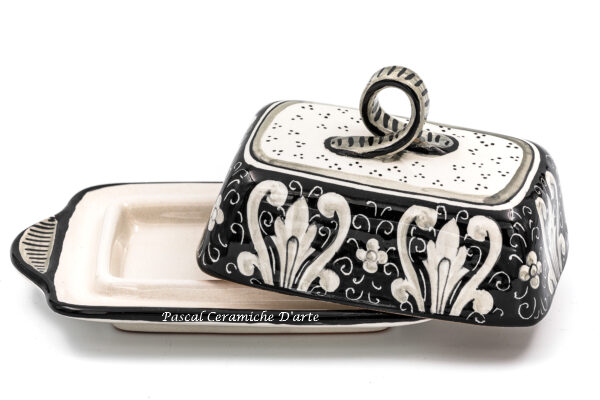 Big butter dish dec. C2 Black - Image 2