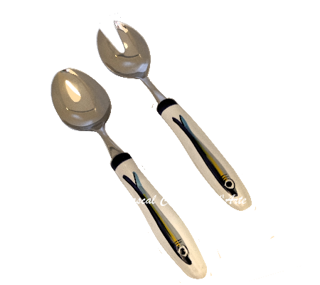 Salad set dec. Anchovies