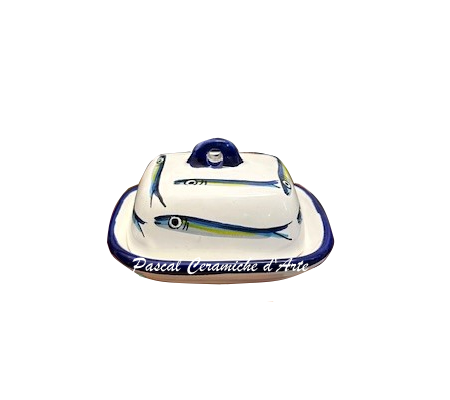Small butter dish dec. Anchovies