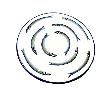 Trivet dec. Anchovies