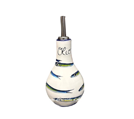 Oil bottle dec. Anchovies