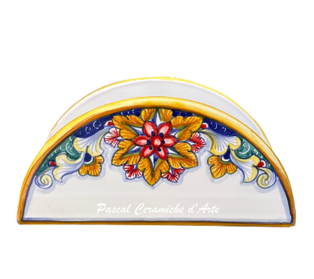 Napkin holder "half moon" dec. Vario Antico TAV B+C
