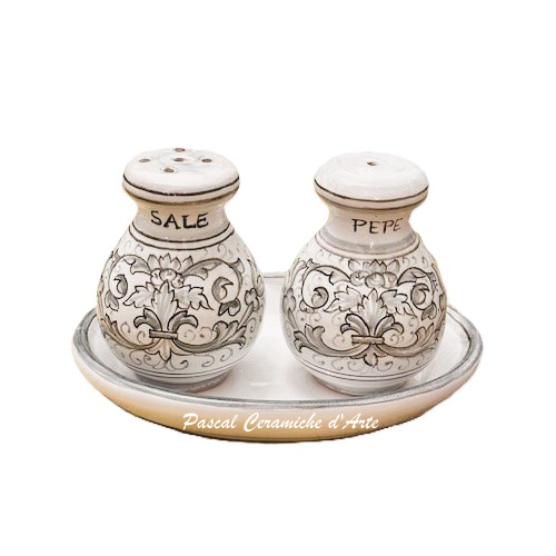 City Salt & Pepper Shakers with Tray - Image 4