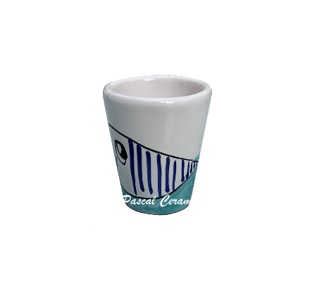 Limoncello glass dec. Funny Fish