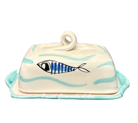Big butter dish dec. Funny Fish