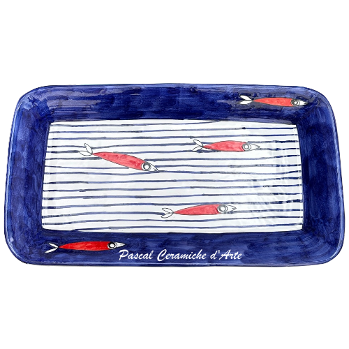 Rectangular platter dec. Funny Fish - Image 9
