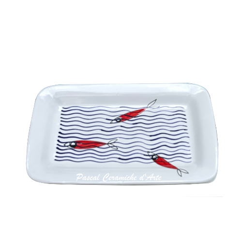 Rectangular platter dec. Funny Fish - Image 10