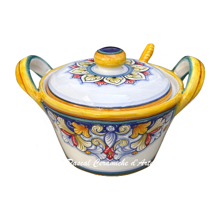 Cheese bowl with spoon dec. Vario Antico TAV B+C