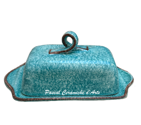 Butter dish dec. Rainbow