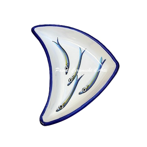 Appetizer set 6 pieces & round dish dec. Anchovies - Image 3