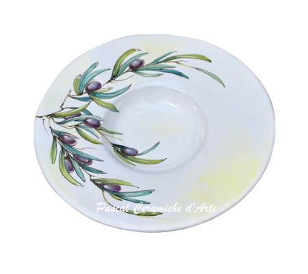 "Priest's hat" shaped plate