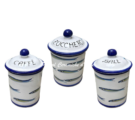 Canisters dec. Anchovies