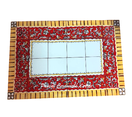 Tile Panel x 24 dec. Red fantasy